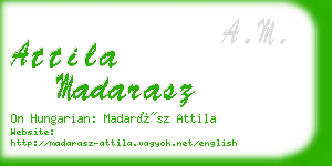 attila madarasz business card